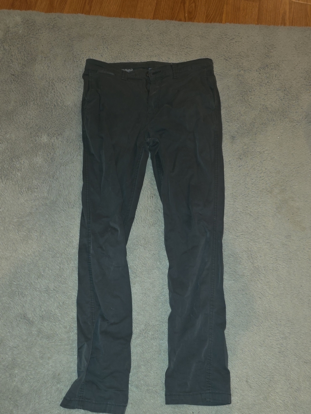 George Black Slim Straight Chinos